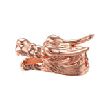 Maxbell Chinese Dragon Head Copper Pendant Umbrella Rope Beads Jewelry Supplies Rose Golden