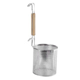 Maxbell Kitchen Pasta Noodle Strainer, Stainless Steel, Deep Fry Basket 14cm