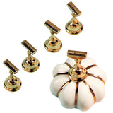 Maxbell Pumpkin Nail Art Holder Magnetic Showing Shelf DIY for Nail Art Beginners White