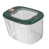 Maxbell Airtight Rice Barrel Multipurpose Pantry Organization for Nuts Dried Fruits L Dark Green