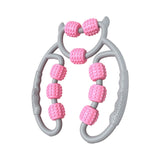 Maxbell Massage Roller Muscle Relaxation Roller Massage Tool for Leg Arm Thigh Pink