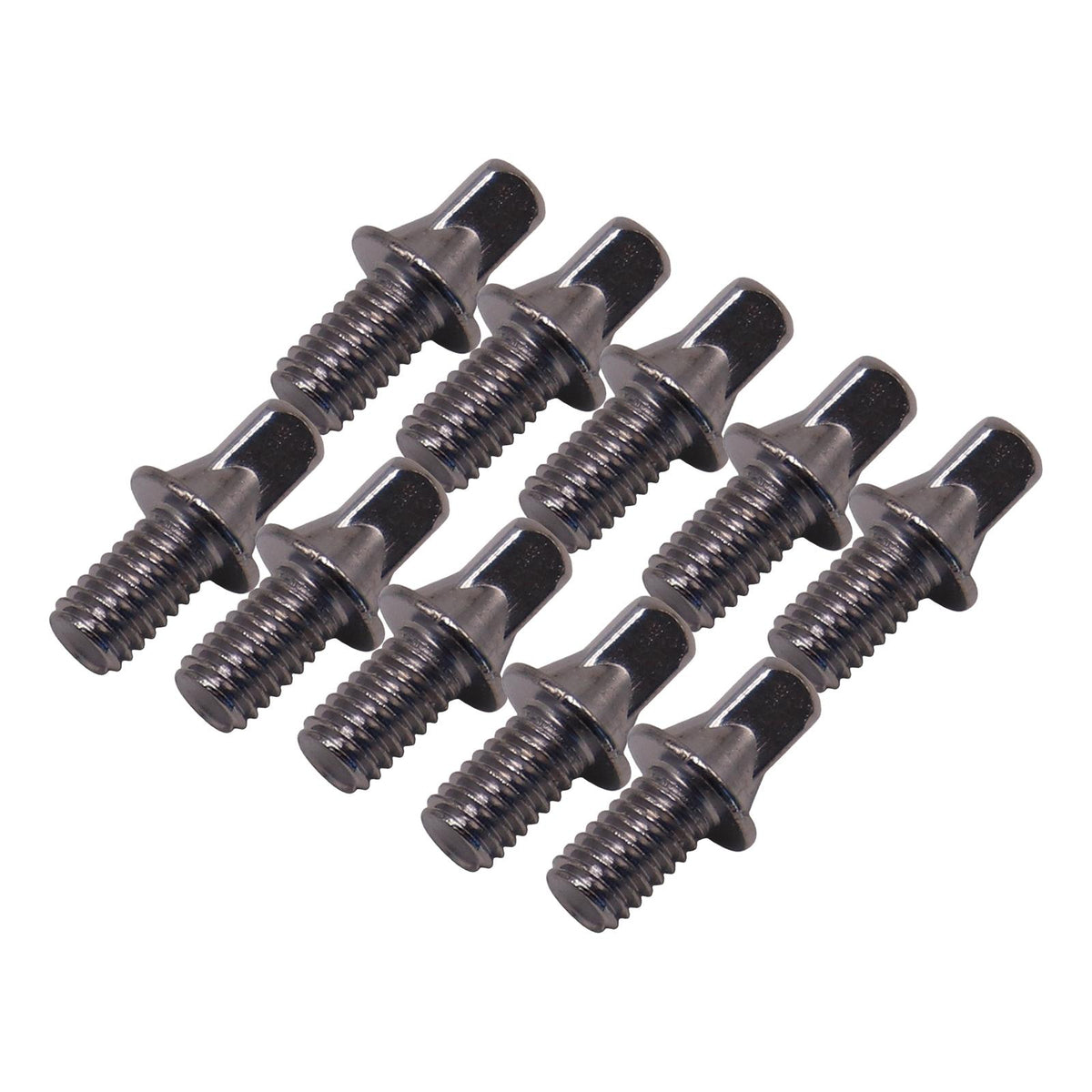 Maxbell 10x Drum Tension Rods Durable Metal Strong for Snare Drum Accessory DIY M6X10mm