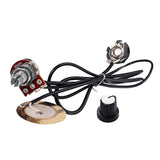 Maxbell Prewired Guitar Pickup Piezo Transducer Amplifier B500K Potentiometer