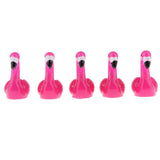 Max 5xMicro Landscape Decor Flamingo Miniature Fairy Garden Ornament Red