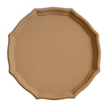 Max Colorful Wood Dried Fruit Plate Snacks Dessert Serving Tray Brown