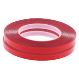 Max 2 Rolls Red Tape Heat Resistant Strong Double Sided Adhesive Sticker 10mx1cm