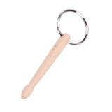 Maxbell Drumstick Percussion Keyring Wood Portable for Thanksgiving Gift Graduation 1 drum rod