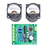 Maxbell RF Wideband Amplifier 6-12VDC Slience Stereo Amplifier with Volume Meter