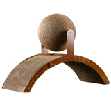 Maxbell Cat Scratcher Pad Wooden Frame Claws Care Cat Scratching Ball Wear Resistant M