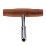 Maxbell Professional Piano Tuning Tool T Shaped Wrench Spanner with Wood Handle
