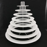 Maxbell Macaron Tower Display Macaron Stand for French Macarons for Party 8 Tier