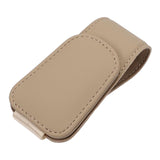 Maxbell Car Glasses Holder Glasses Eyeglass Hanger Clip for Car Visor Beige