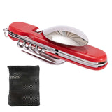 Maxbell Foldable Fork and Spoon Portable Camping Utensil for Cooking Hiking Outdoor