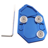 Maxbell Kickstand Side Stand Extension Pad for BMW S1000RR 2010-2015 Blue