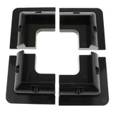 Max Maxb Plastic Dustproof Waterproof Electrical Wiring Connection Junction Box Black