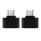 Max 2Pcs Micro USB 2.0 to Mini OTG Converter Hub Adapter for Laptop PC Android