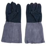 Maxbell Two-layer full leather welding gloves, hand welding gloves electric welding