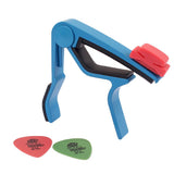 Maxbell Aluminium Alloy Guitar Capo with Pick Holer+2 Picks for Acoustic Electric #4