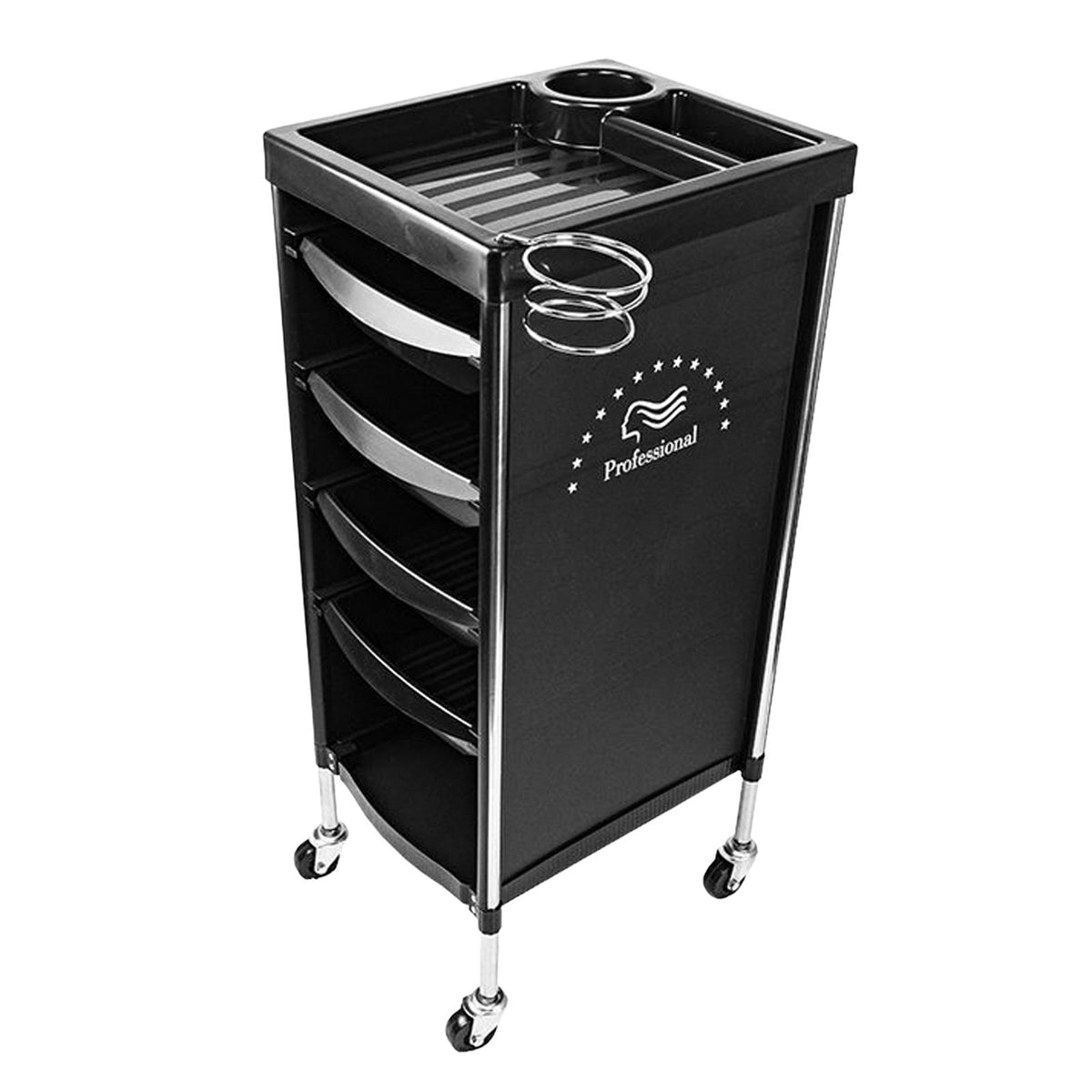 Maxbell 6 Tier Salon Cart Storage Storage Salon Rolling Organizers Style A