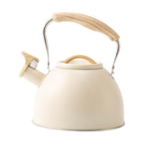 Maxbell Portable Whistling Kettle 3L Large Capacity Water Kettle  Beige