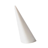 Maxbell rings Display Holder Cone Shape Modern for Offices Home Bedroom Countertops White