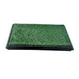 Maxbell Pet Dog Fake Grass Toilet Pee Pad Urinal for Rabbit Kitten Small Medium Dogs 3 layer 64x51x4cm