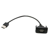 Maxbell Car Dashboard Flush USB 2.0 Port Panel Male to Female Durable