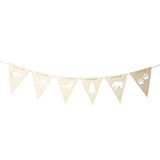 Max Wood Bunting Banners Hanging Signs Kids Room Party Wall Decor + Rope Style_3