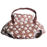 Maxbell Travel Shoulder Bag Comfortable Puppy Kitten Leg Out Cats Dog Pets Carrier Brown L