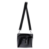 Maxbell Artificial Leather Hair Scissors Bag Pet Hairdressing Tool Pouch Holder Black