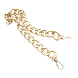 Maxbell Bag Chain Strap Charms Flat Crossbody DIY Handbag Purse Light Gold 60cm