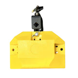 Maxbell Low High Pitched Cow Bell Adjustable Mount Bracket Noisemaker Block Yellow