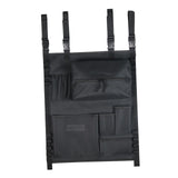 Maxbell Tableware Storage Bag Multi Pocket Dinnerware Bag for Kitchen Camping Picnic Black