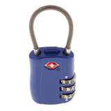 Max TSA Luggage Travel Suitcase Bag Code Lock 3 Digit Combination Padlock TSA002 Blue