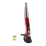 Max 3-Speed DPI Adjustable Wireless Pen Mouse+1x Mouse Base+1x Receiver Red