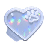 Maxbell Heart Silicone Mould DIY Epoxy Keychain Pendant Tray Love Resin Casting Style B