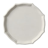 Max Colorful Wood Dried Fruit Plate Snacks Dessert Serving Tray Creamy White