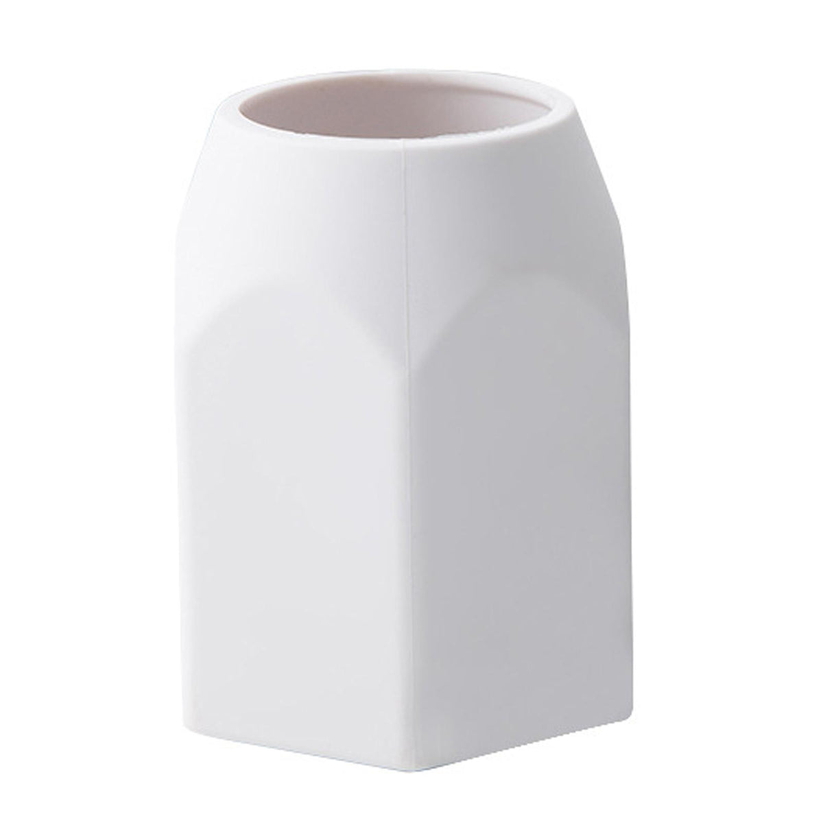Maxbell Silicone Pen Holder Makeup Holder Home Office Stationery Multiuse Portable White