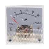 Max DC Ammeter Analog Panel Meter Amp Meter Current Gauge Pointer Type 0-100mA