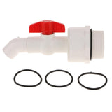 Max 45 Degree UPVC Ton Barrel Replacement Outlet Tap for Oil Water 25mm Outlet