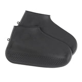 Maxbell Resuable Silicone Overshoes Rain Waterproof Shoe Cover Boot Protect Black L