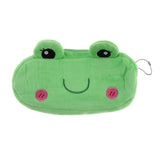 Max Cute Plush Pencil Bag Pencil Holder Pouch Cartoon Animal Pen Bag Frog