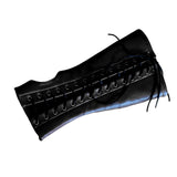 Maxbell Armor Gloves Novelty Cosplay Costume Punk Adult Viking for Halloween black