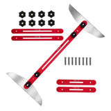 Maxbell Stair Treads Gauge Template Tool Accessories Extend 11.4in to 60.7in Durable