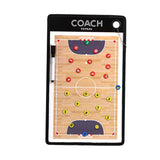 Maxbell Double Sided Coaches Board Basketball Soccer Strategy Board Training Aid Futsal