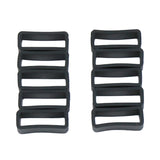 Maxbell 10 Multisize Siliccone Watch Band Replacement Sport Braclet 24MM Black