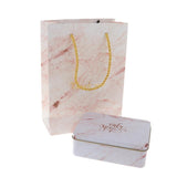 Max 2pcs Set Wedding Marble Candy Gift Box with Tote Bag Wedding Party Favor S