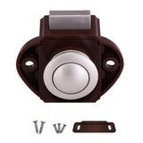 Maxbell Push Button Lock Cupboard Door Knob Campervan Motorhome Lock 20cm Brown B