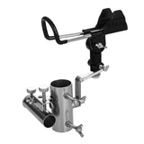 Maxbell Universal Fishing Rod Holder Tool Support Metal Adjustable for Outdoor with Stand Rack