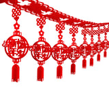 Maxbell Chinese New Year Banner Garland Pendants for Holidays Bedroom Indoor Outdoor Style D